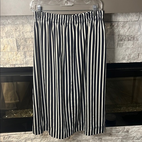 J. Crew Navy and white Pleated - Picture 7 of 10